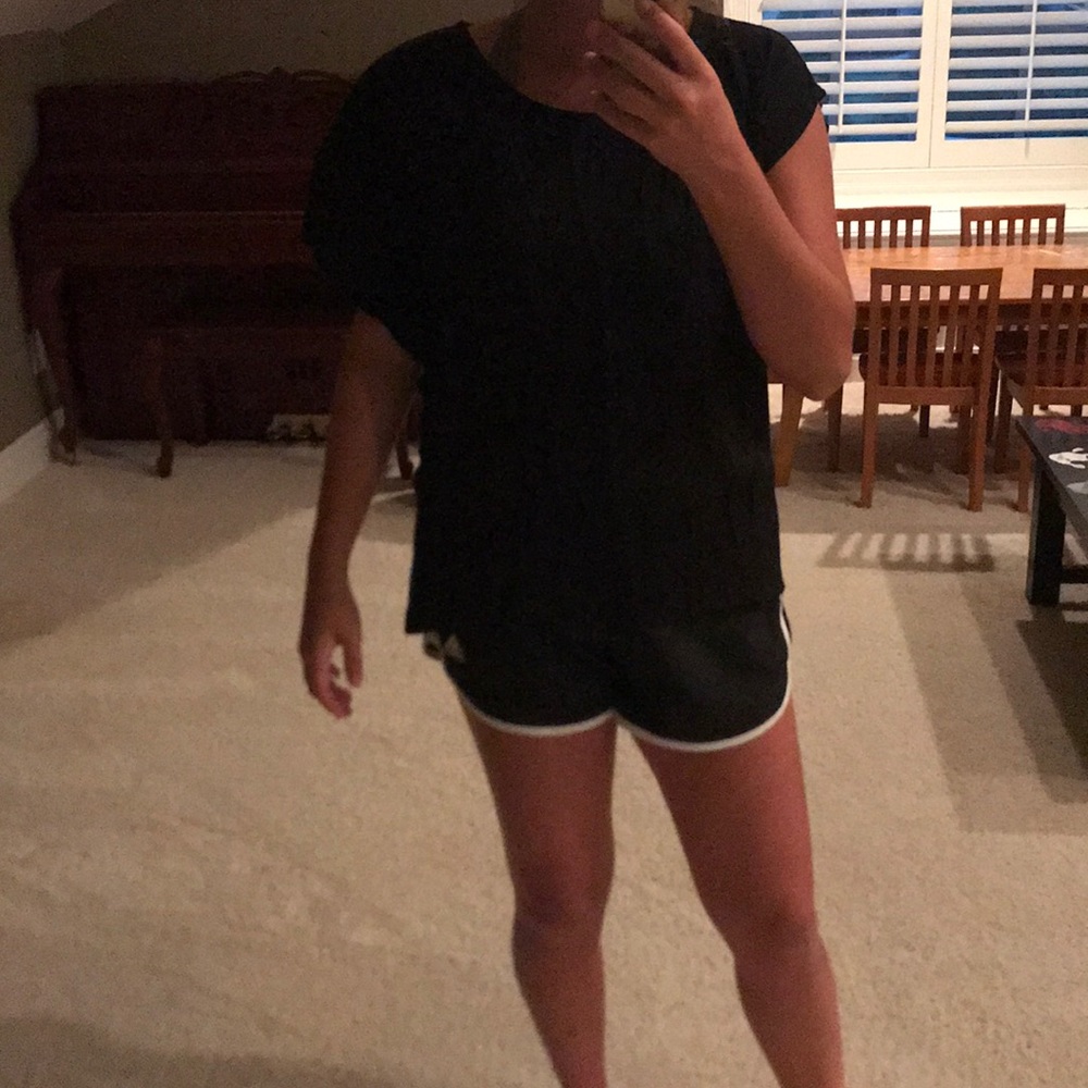 Black flowy shirt